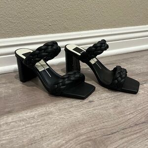 Dolce Vita Black Pailey Braided Sandal